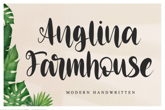 Anglina Farmhouse: A Script Font for Elegant Digital Design