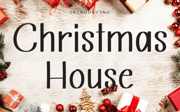 Christmas House: A Handwritten Font Built for Editorial Warmth