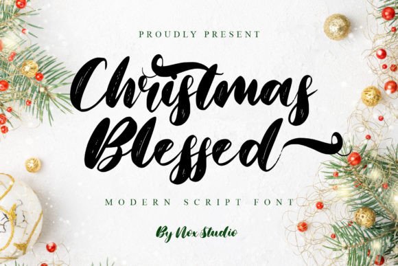 Finding the Perfect Font: A Review of Christmas Blessed