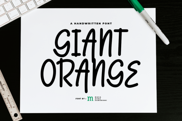 Giant Oranges Font: A Versatile Script for Modern Web Design