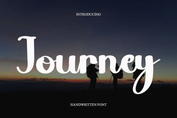 Journey: The Elegantly Handwritten Font for Digital Design