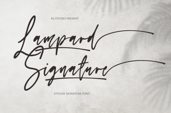 Lampard Signature: The Elegant Script Font for Digital Branding
