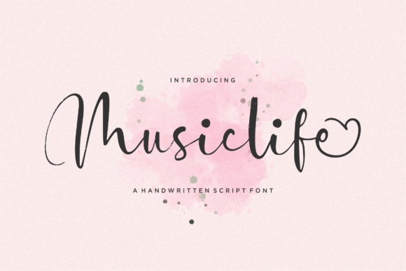 Musiclife Font: A Handwritten Script for Modern Marketing