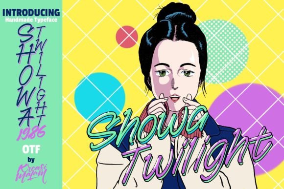 Showa Twilight: Your Handwritten Font for Scroll-Stopping Visuals
