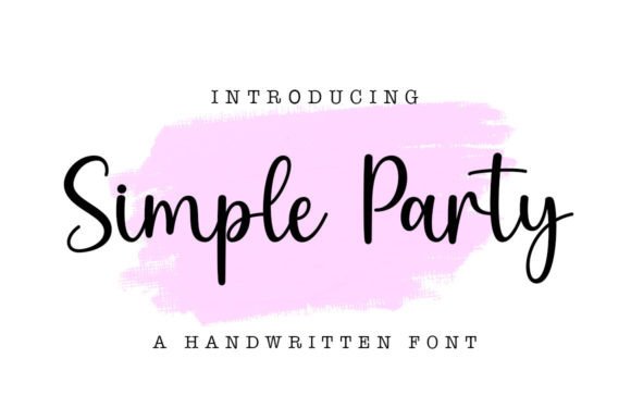 Simple Party: A Delicate Font for Branding Stories
