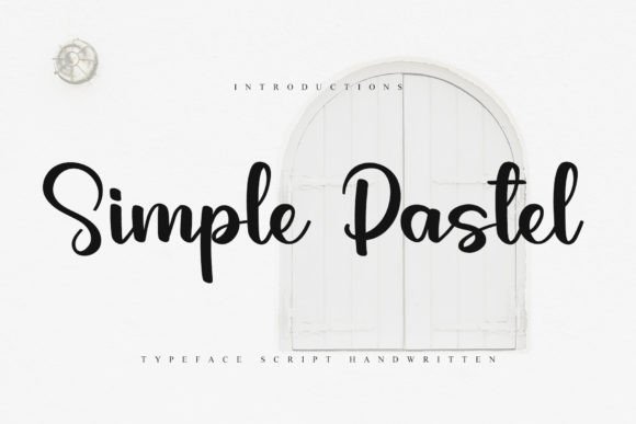 Simple Pastel: A Handwritten Font for Editorial Elegance