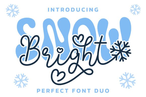 Snow Bright Duo: A Font for Creative Product Makers