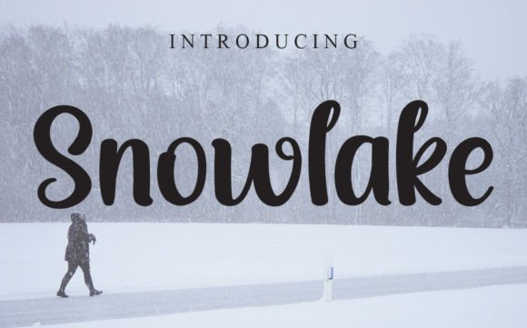 Snowlake Font: A Delicate Typeface for Modern Web Design
