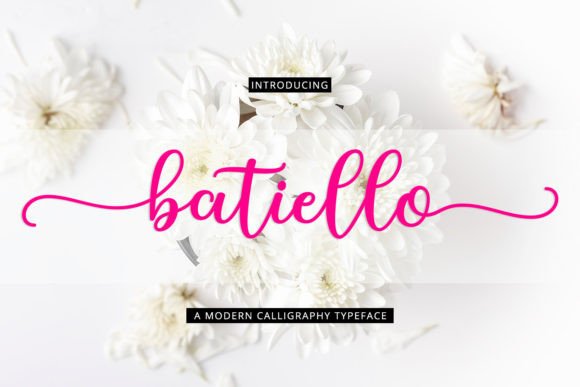 Testing Batiello: A Dazzling Script Font in a Real Branding Project