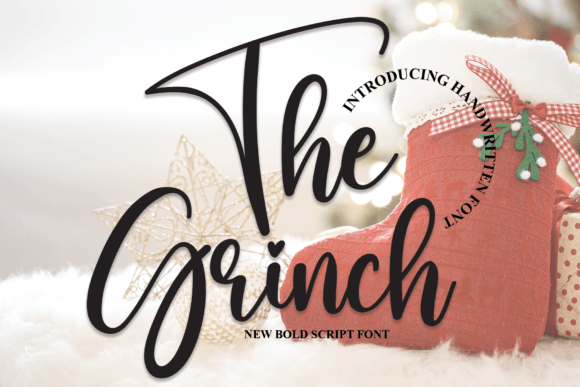 The Grinch Font: Elevating Editorial Design with Bold Handwritten Style