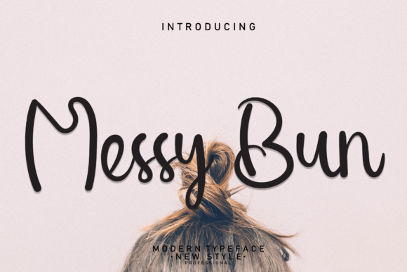 The Messy Bun Font: A Versatile Typeface for Crafters