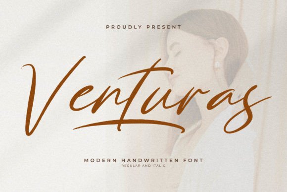 Venturas: A Modern Handwritten Font for Crafters