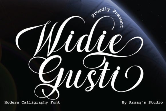 Widie Gusti: A Versatile Script Font for Campaigns